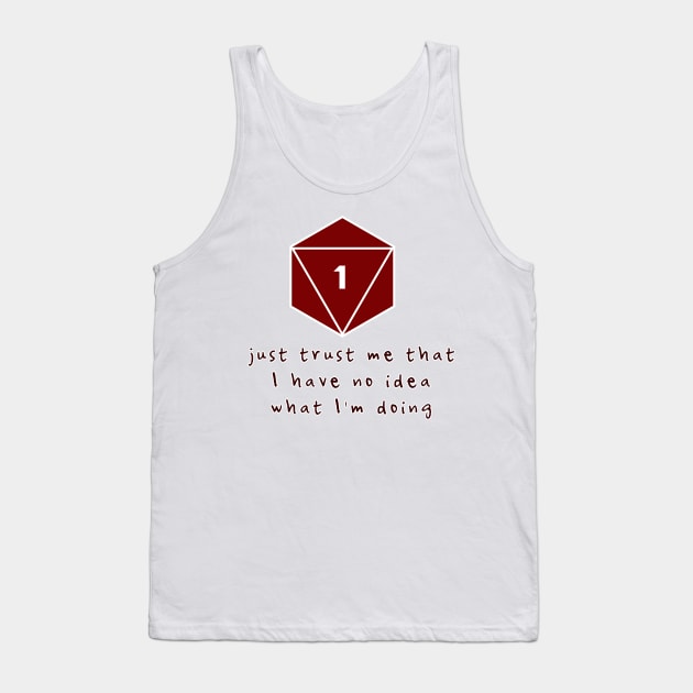 Crit Fail Tank Top by nochi